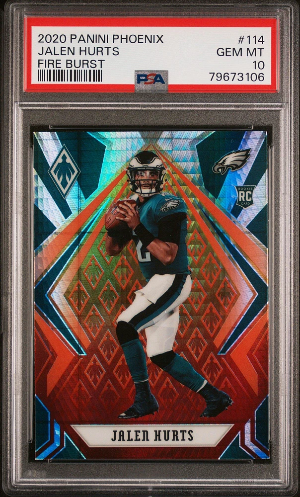 2020 Panini Phoenix 114 Jalen Hurts PSA 10
