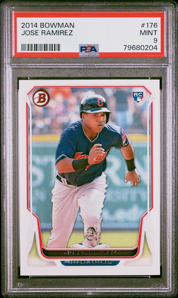 2014 Bowman 176 Jose Ramirez PSA 9