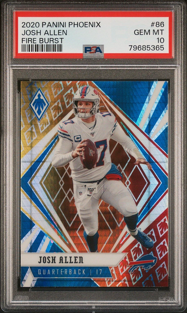 2020 Panini Phoenix 86 Josh Allen PSA 10