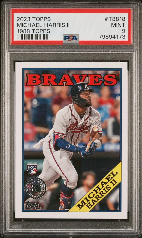 2023 Topps 1988 Topps Baseball T8818 Michael Harris Ii PSA 9