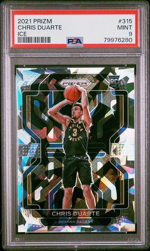 2021 Panini Prizm 315 Chris Duarte PSA 9