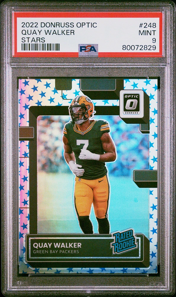 2022 Panini Donruss Optic 248 Quay Walker PSA 9