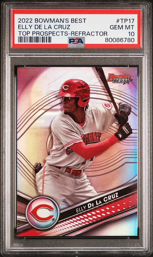 2022 Bowman's Best Top Prospects Tp17 Elly De La Cruz PSA 10