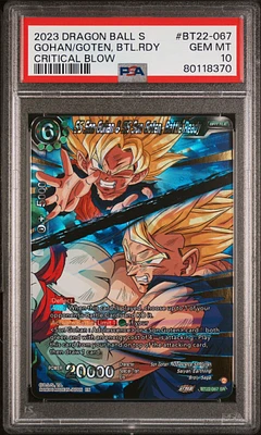 2023 Dragon Ball Super Card Game Series 22 Critical Blow Bt22-067 Ss Son Gohan & Ss Son Goten