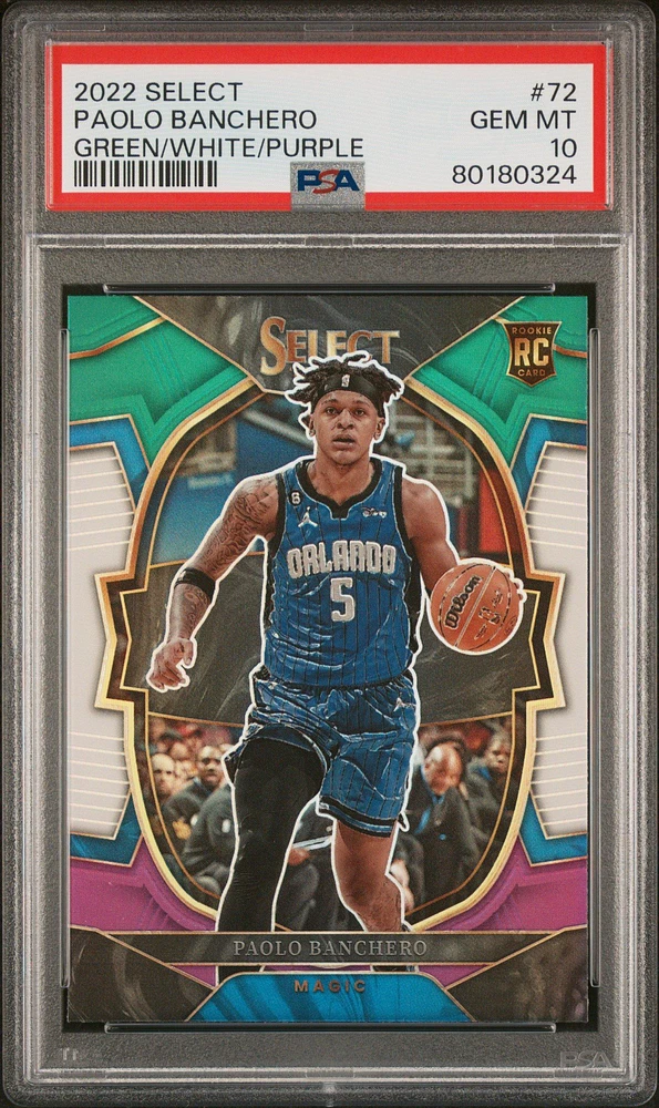 2022 Panini Select 72 Paolo Banchero PSA 10
