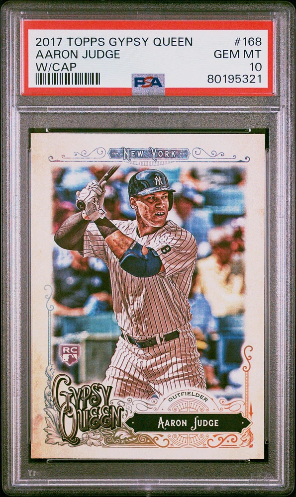 2017 Topps Gypsy Queen 168 Aaron Judge W/cap PSA 10