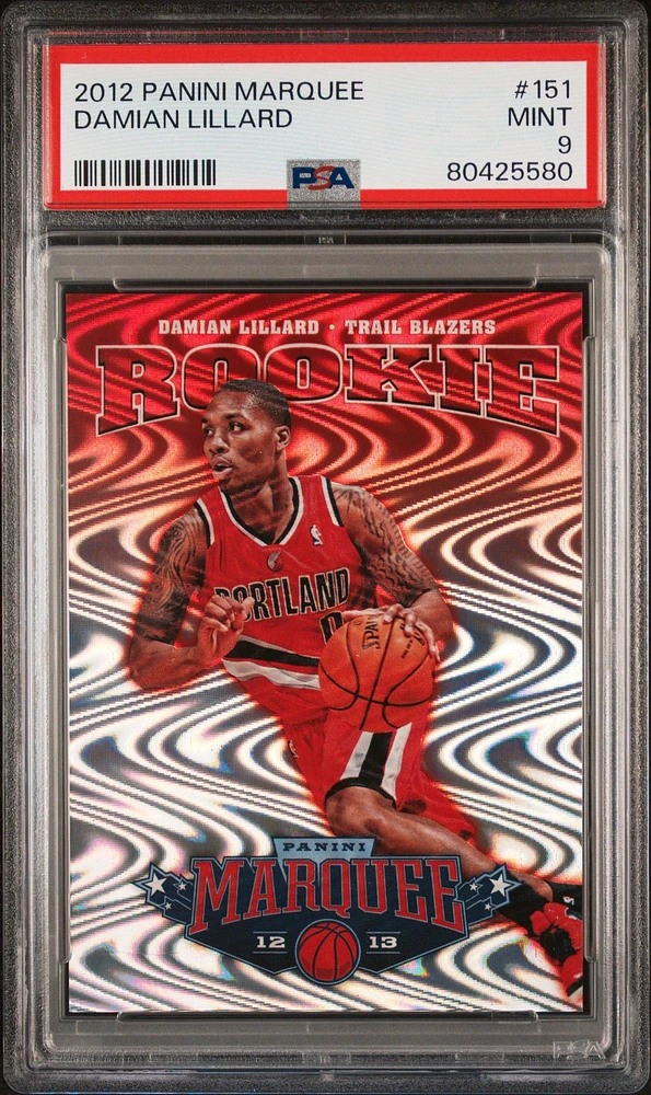 2012 Panini Marquee 151 Damian Lillard PSA 9