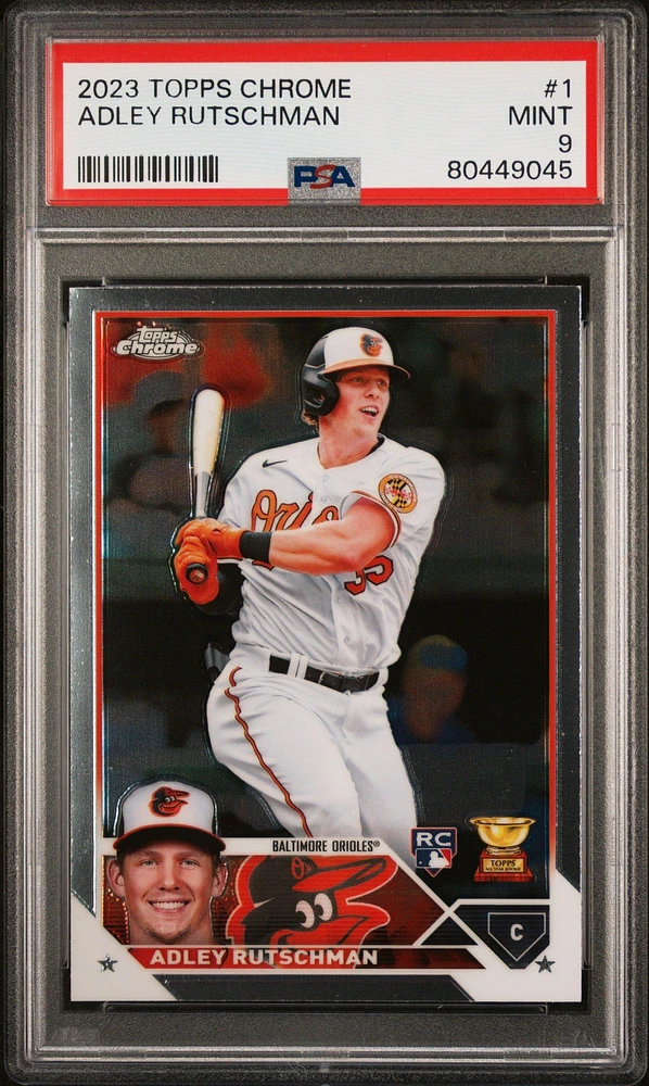 2023 Topps Chrome 1 Adley Rutschman PSA