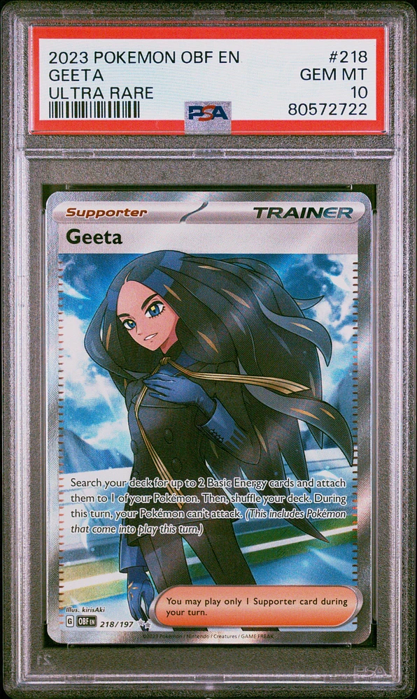 2023 Pokemon Obf En-obsidian Flames Geeta PSA