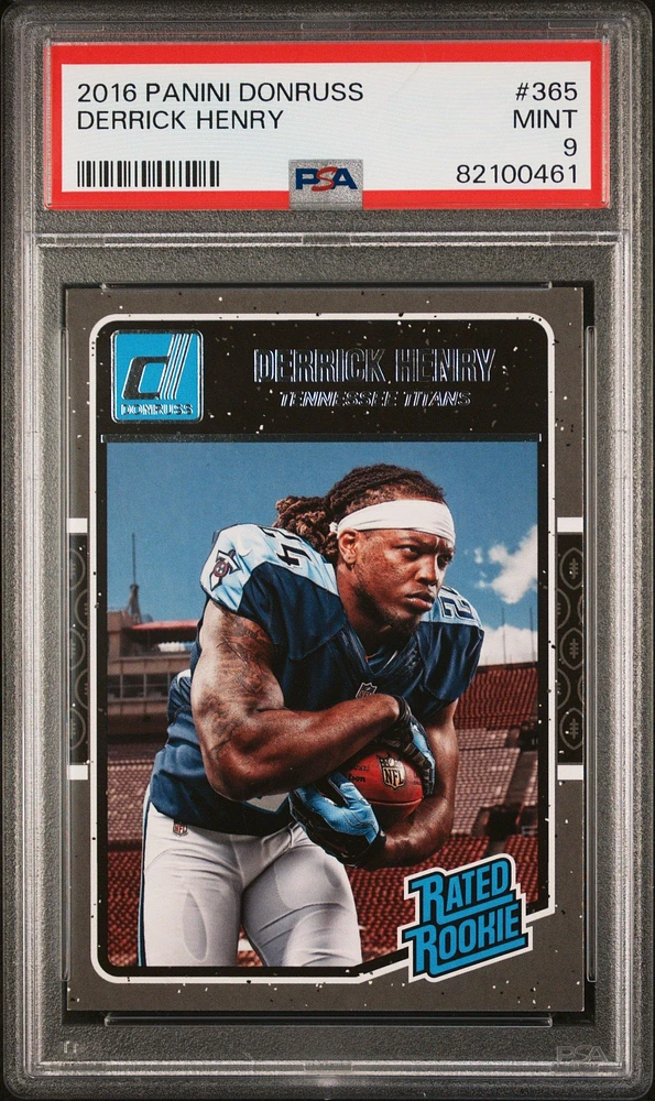 2016 Panini Donruss 365 Derrick Henry PSA 9