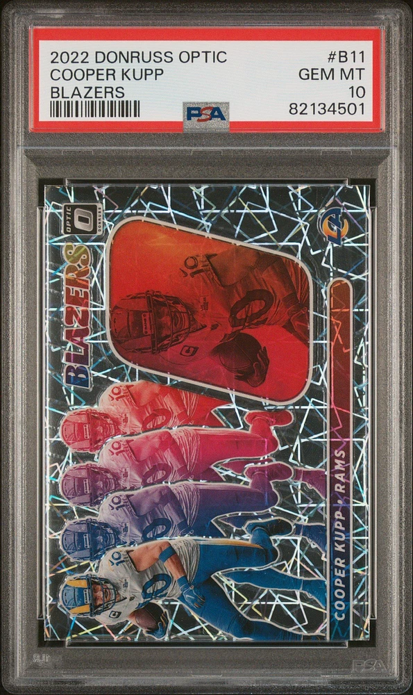 2022 Panini Donruss Optic Blazers B11 Cooper Kupp PSA 10