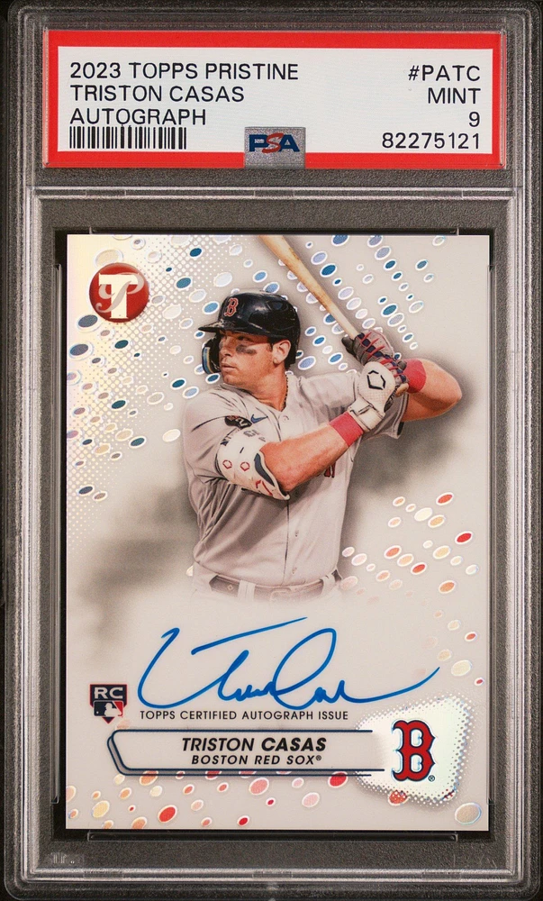 2023 Topps Pristine Pristine Autograph Patc Triston Casas PSA 9