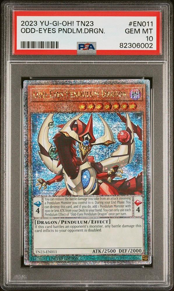 2023 Yu-gi-oh! Tn23-25th Anniversary Tin: Dueling Heroes En011 Odd PSA 10