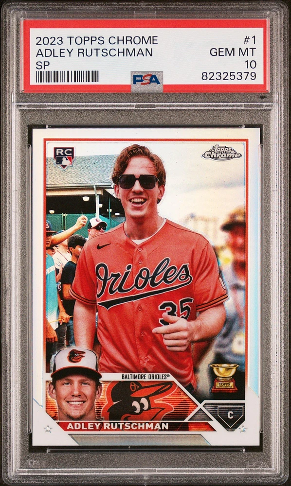 2023 Topps Chrome 1 Adley Rutschman Sp PSA 10