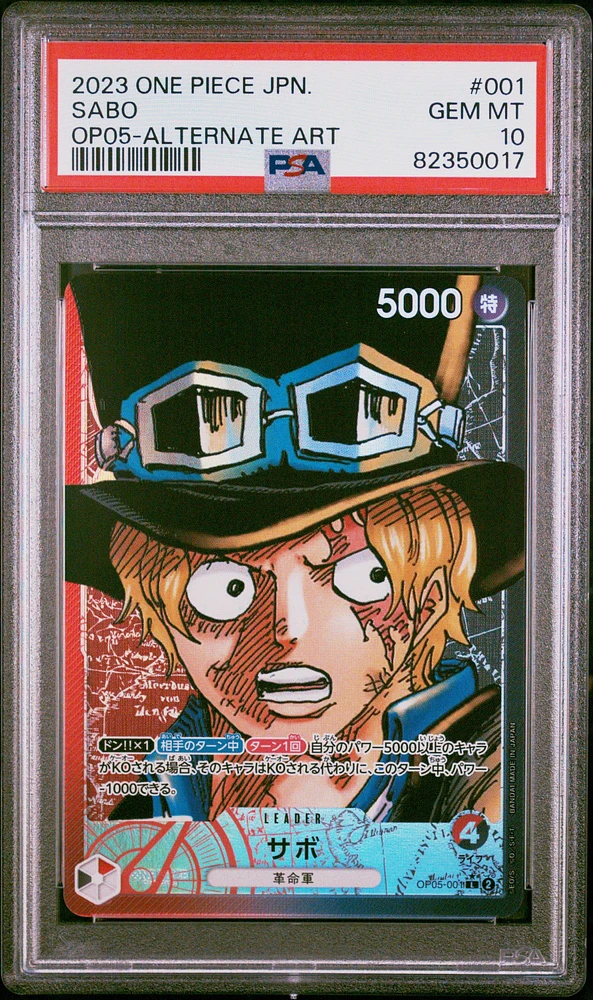 2023 One Piece Japanese Awakening Of The New Era Sabo Alternate Art PSA