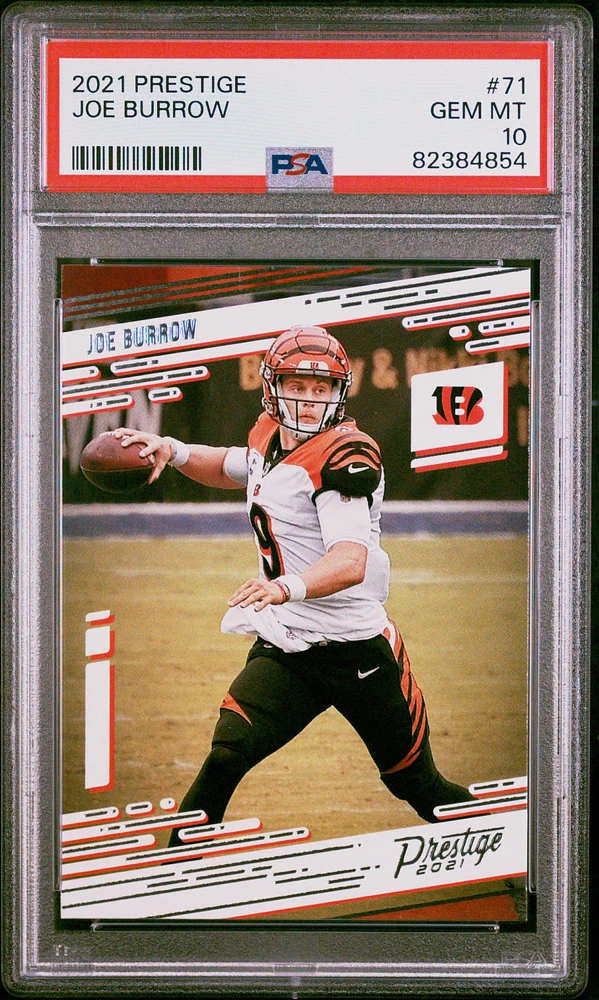 2021 Panini Prestige 71 Joe Burrow PSA 10