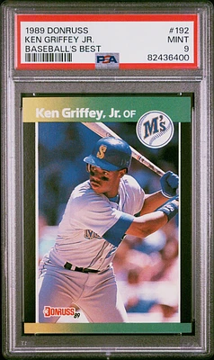 1989 Donruss Baseball's Best 192 Ken Griffey Jr. PSA 9