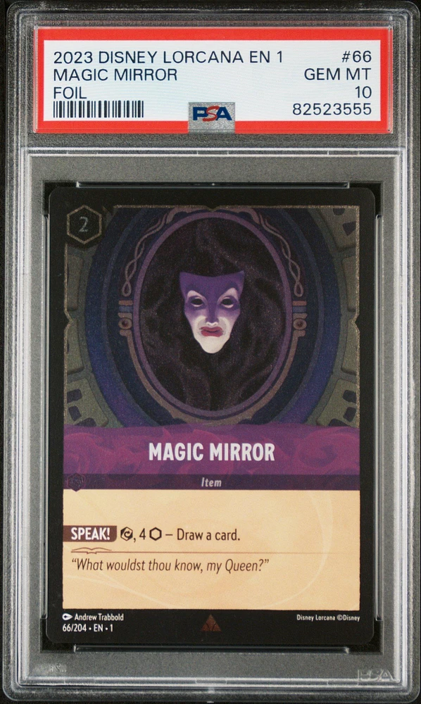 2023 Disney Lorcana En 1-the First Chapter 66 Magic Mirror Foil PSA 10