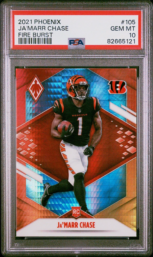 2021 Panini Phoenix 105 Ja'marr Chase PSA 10
