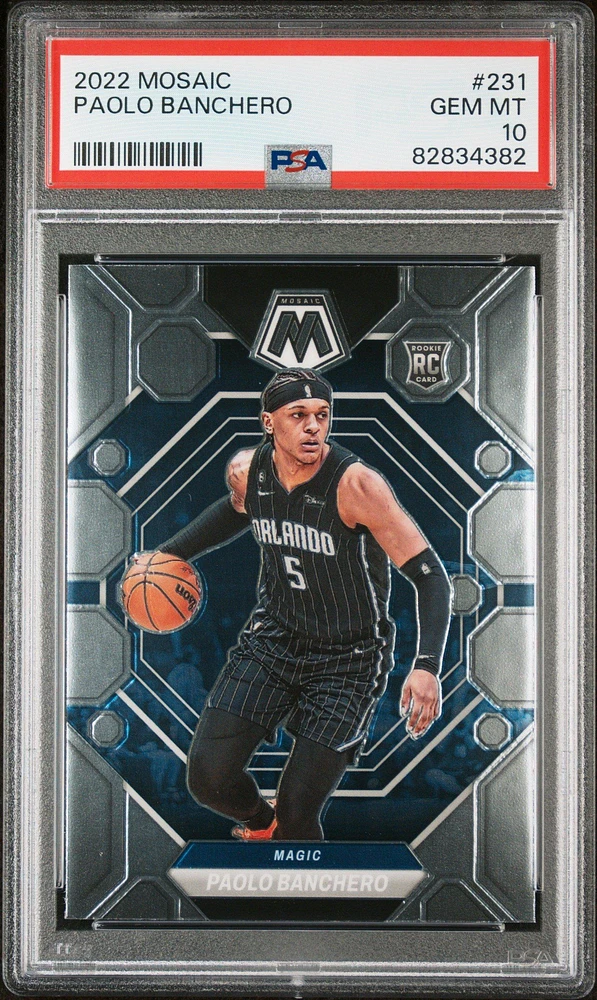 2022 Panini Mosaic 231 Paolo Banchero PSA