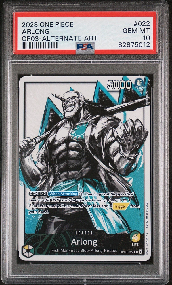 2023 One Piece Pillars Of Strength 022 Arlong Alternate Art PSA 10