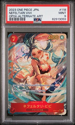 2023 One Piece Japanese Kingdoms Of Intrigue 118 Nefeltari Vivi Alternate Art PSA