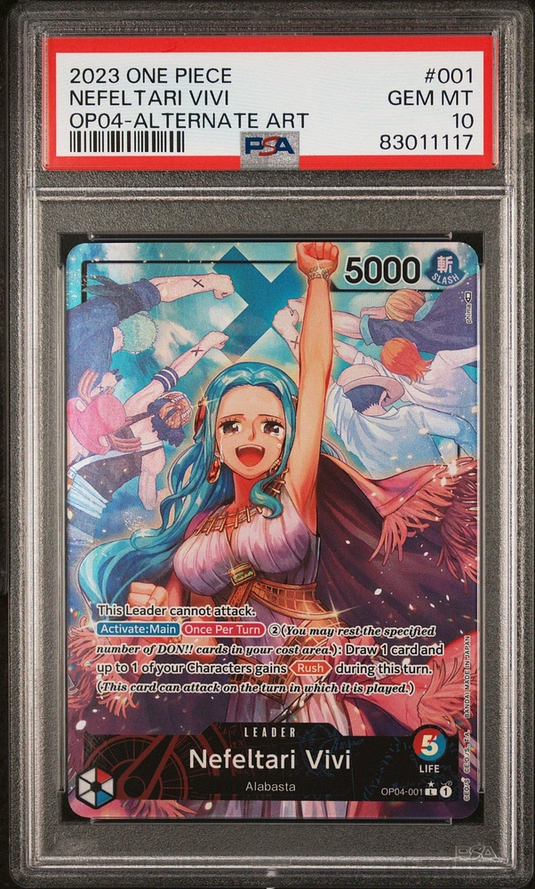 2023 One Piece Kingdoms Of Intrigue Nefeltari Vivi PSA