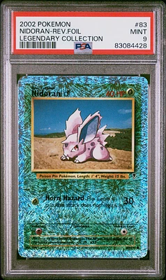 2002 Pokemon Legendary Collection 83 Nidoran PSA 9