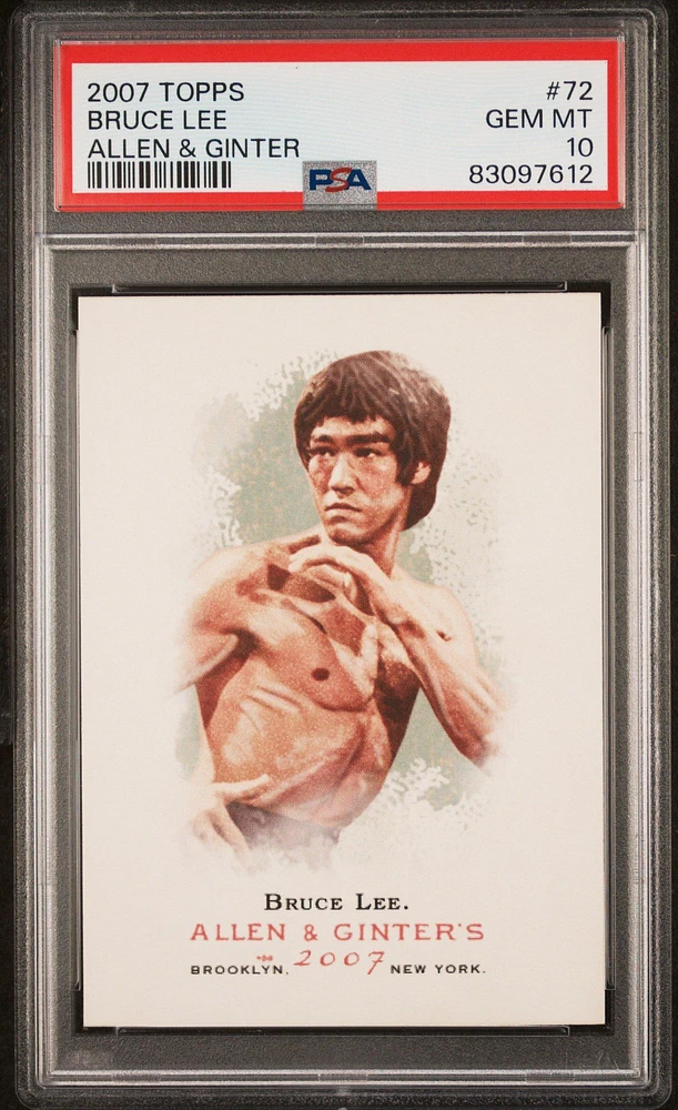2007 Topps Allen & Ginter 72 Bruce Lee PSA 10