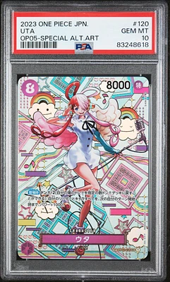 2023 One Piece Japanese Awakening Of The New Era 120 Uta Special Alternate Art PSA 10