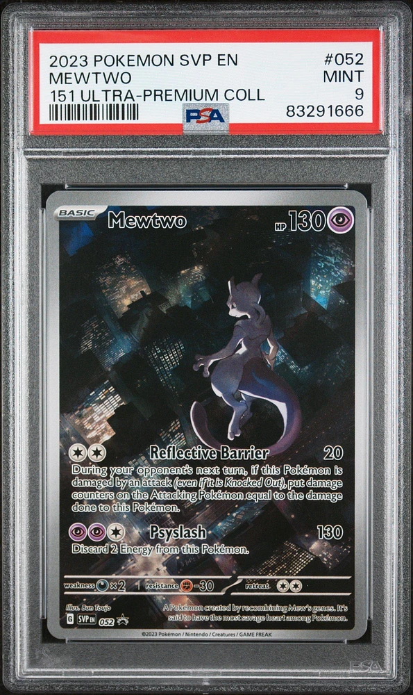 2023 Pokemon Svp En-sv Black Star Promo 052 Mewtwo PSA