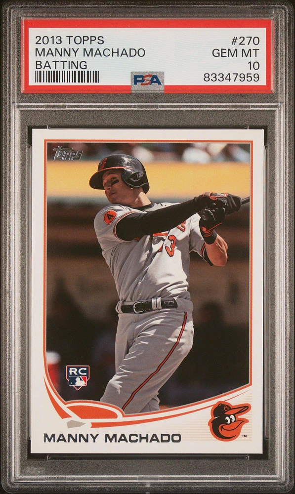 2013 Topps 270 Manny Machado Batting PSA 10