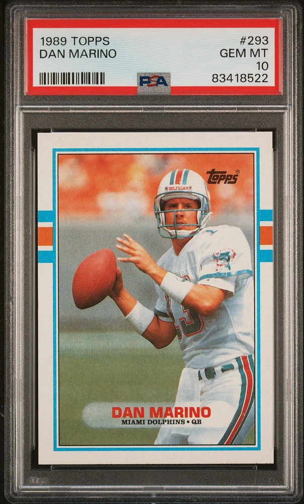 1989 Topps 293 Dan Marino PSA 10