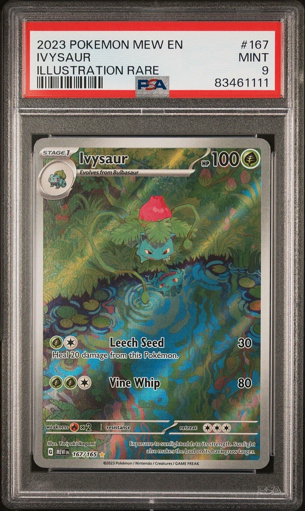 2023 Pokemon Mew En-151 167 Ivysaur PSA
