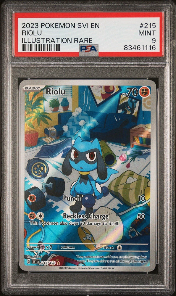 2023 Pokemon Svi En-scarlet & Violet 215 Riolu PSA 9