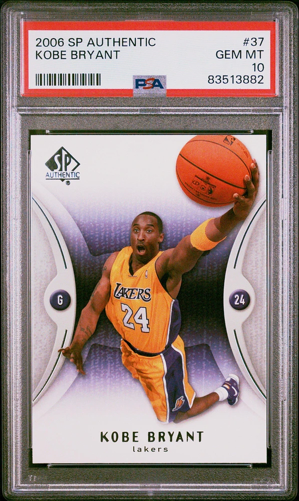 2006 Sp Authentic 37 Kobe Bryant PSA 10