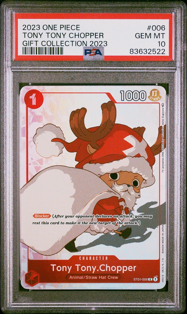 2023 One Piece Gift Collection 2023 006 Tony Tony Chopper PSA 10