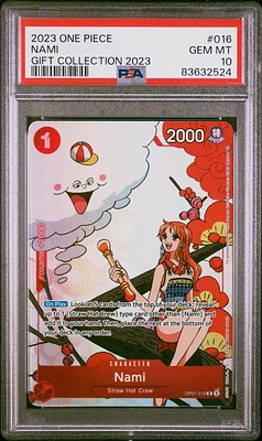 2023 One Piece Gift Collection 2023 016 Nami PSA 10