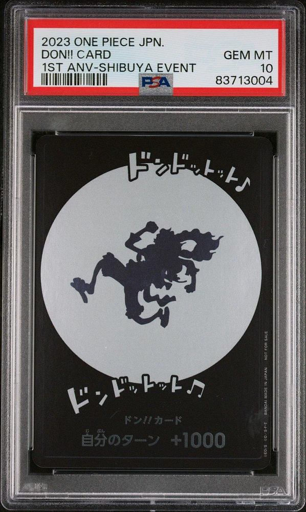 2023 One Piece Japanese Promos Don!! Card 1st Anniversary Event PSA 10