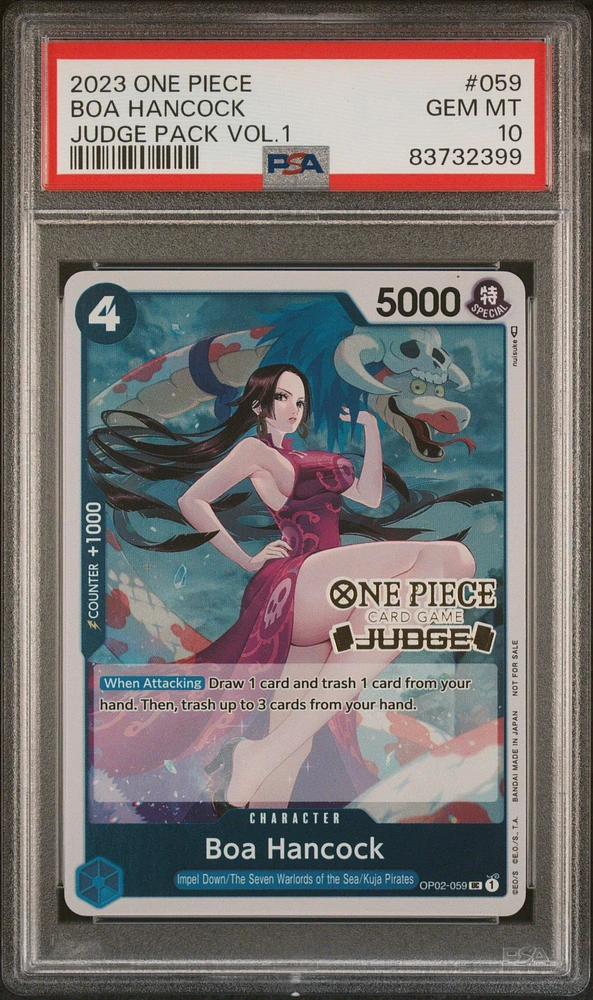 2023 One Piece Judge Pack Volume 1 059 Boa Hancock PSA 10