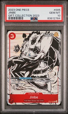 2023 One Piece Gift Collection 2023 005 Jinbe PSA 10