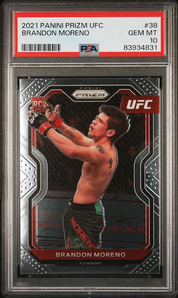 2021 Panini Prizm Ufc 38 Brandon Moreno PSA 10