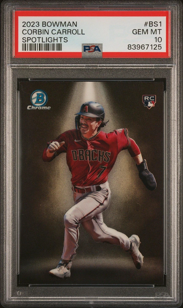 2023 Bowman Spotlights Bs1 Corbin Carroll PSA 10