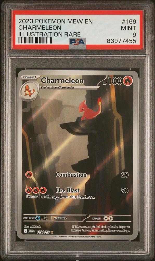 2023 Pokemon Mew En-151 169 Charmeleon PSA