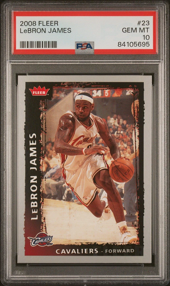 2008 Fleer 23 Lebron James PSA 10
