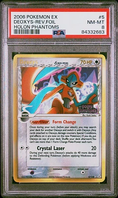2006 Pokemon Ex Holon Phantoms 5 Deoxys PSA 8