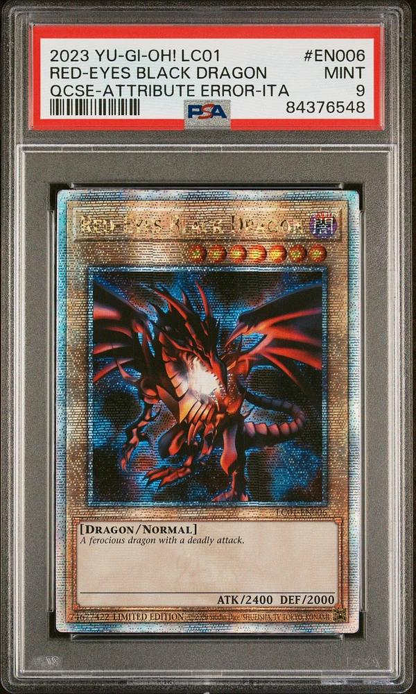 2023 Yu-gi-oh! Lc01-legendary Collection: 25th Anniversary Edition En006 Red PSA 9