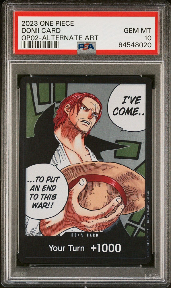 2023 One Piece Paramount War Don!! Card PSA 10