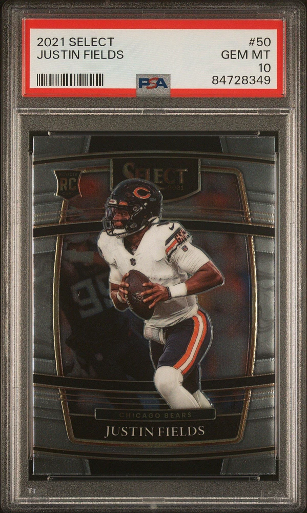 2021 Panini Select 50 Justin Fields PSA 10