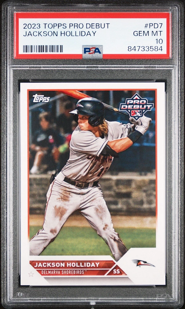 2023 Topps Pro Debut Pd7 Jackson Holliday PSA 10